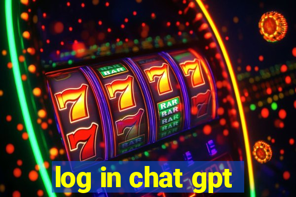 log in chat gpt